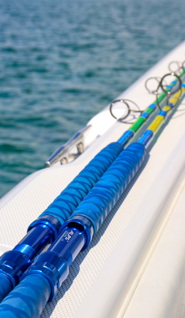 Custom Painted Mahi 7' 15-50# 700L Spinning Rod (Sailfish Spin) - Image 2