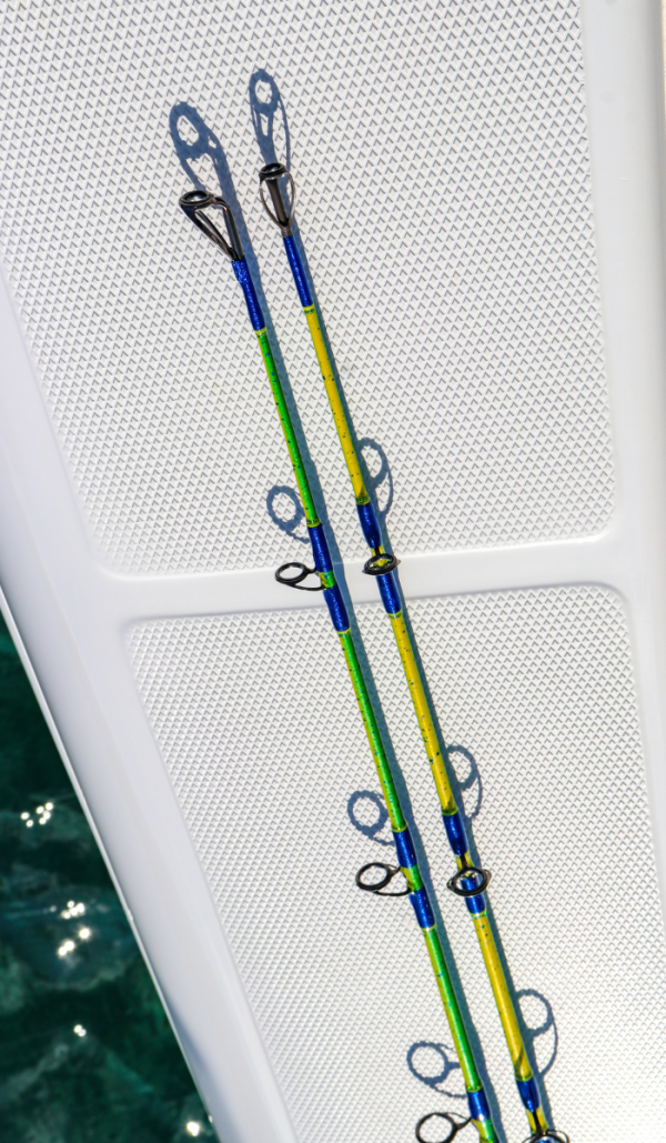 Custom Painted Mahi 7' 15-50# 700L Spinning Rod (Sailfish Spin) - Image 3