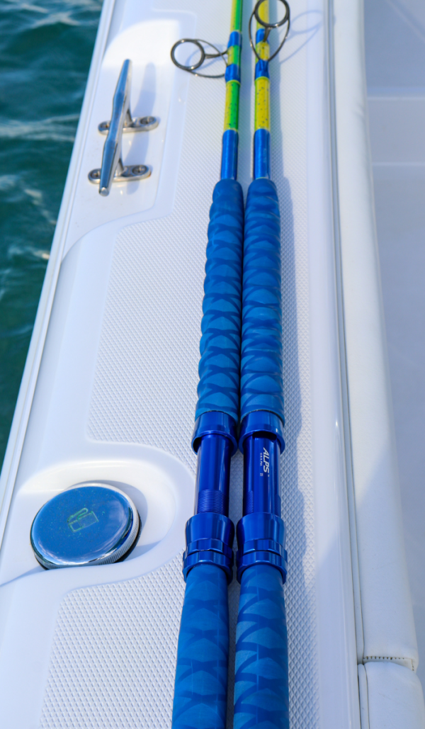 Custom Painted Mahi 7' 15-50# 700L Spinning Rod (Sailfish Spin) - Image 6