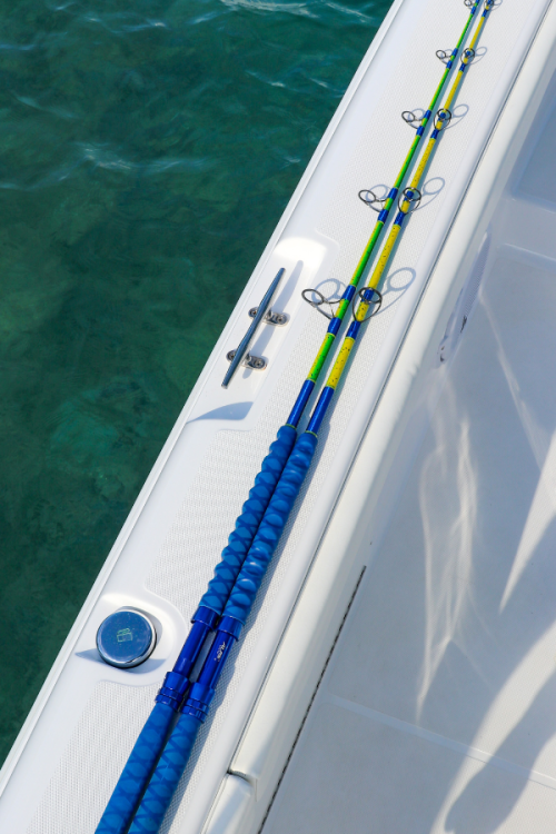Custom Painted Mahi 7' 15-50# 700L Spinning Rod (Sailfish Spin)