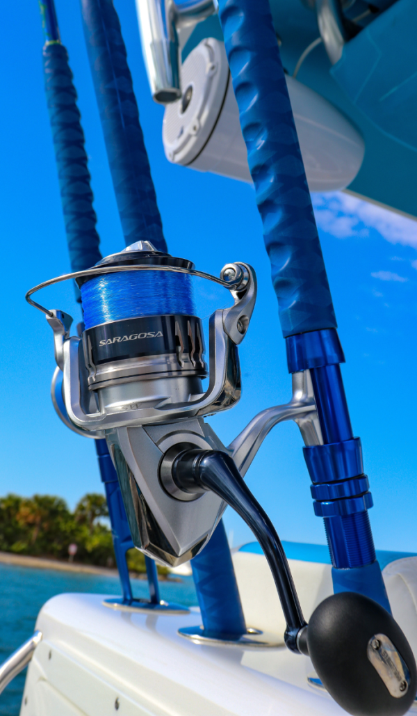 Custom Painted Mahi 7' 15-50# 700L Spinning Rod (Sailfish Spin) - Image 8