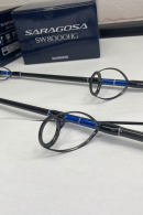 OVERSTOCK (2) Blue/Silver Diamond Series 7' Graphite 15-30# Spinning Rod with (2) Saragossa 8000 Combos