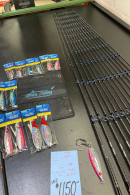 OVERSTOCK Diamond Series 7' Carbon Fiber Slow Pitch Jigging Package (Rod, Reel w/line, Jigs)