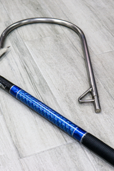 Carbon Fiber Flying Gaff & Titanium Hook with Platinum Series Wrap