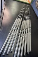 Limited Edition Hand-Painted Gray Wood Grain 6' Stand Up Trolling Rods