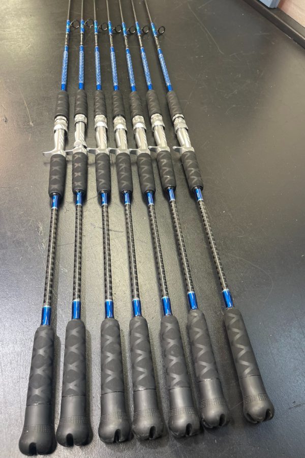 Platinum Carbon Fiber Acid Wrapped Slow Pitch Jigging 7' - Image 2