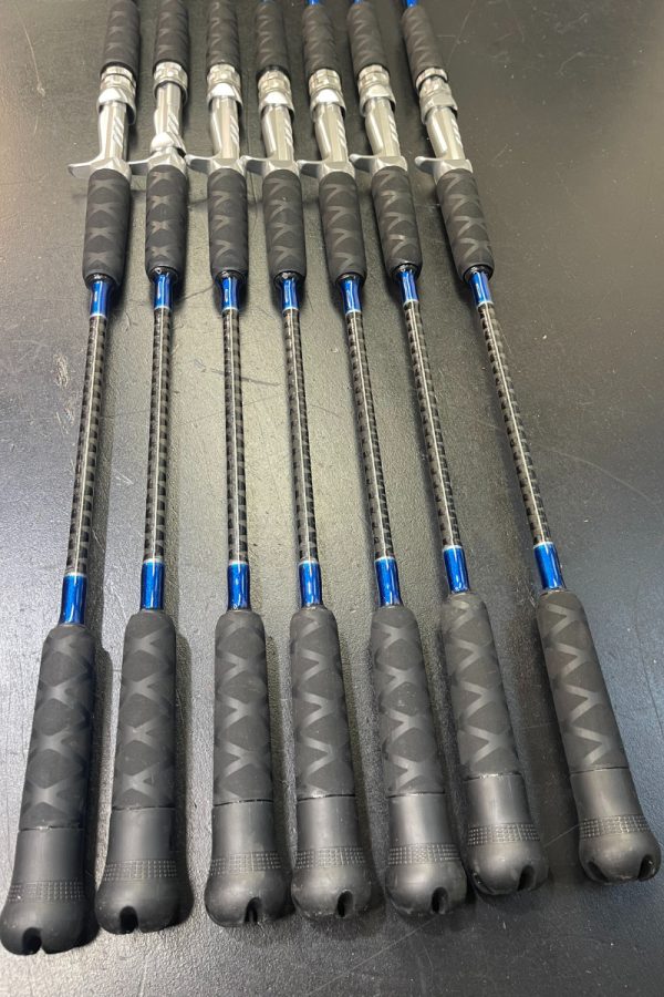 Platinum Carbon Fiber Acid Wrapped Slow Pitch Jigging 7' - Image 3