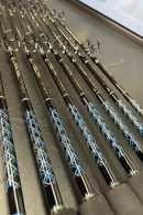 OVERSTOCK (2 VJP 15-30) Blue/Gold 6'6" Vertical Jigging Rod Bundle