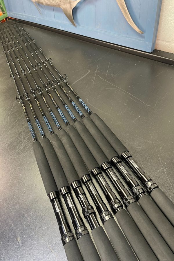 OVERSTOCK (2 VJP 15-30) Blue/Gold 6'6" Vertical Jigging Rod Bundle - Image 2