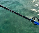 OVERSTOCK (4) Blue/Silver Vertical Jig Spinning Rod Bundle