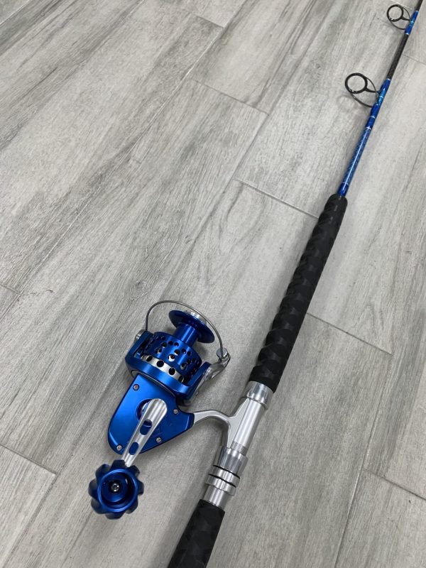 7' Platinum Series Spinning Rod Power 4 Carbon Fiber with IRT 500 - Image 2