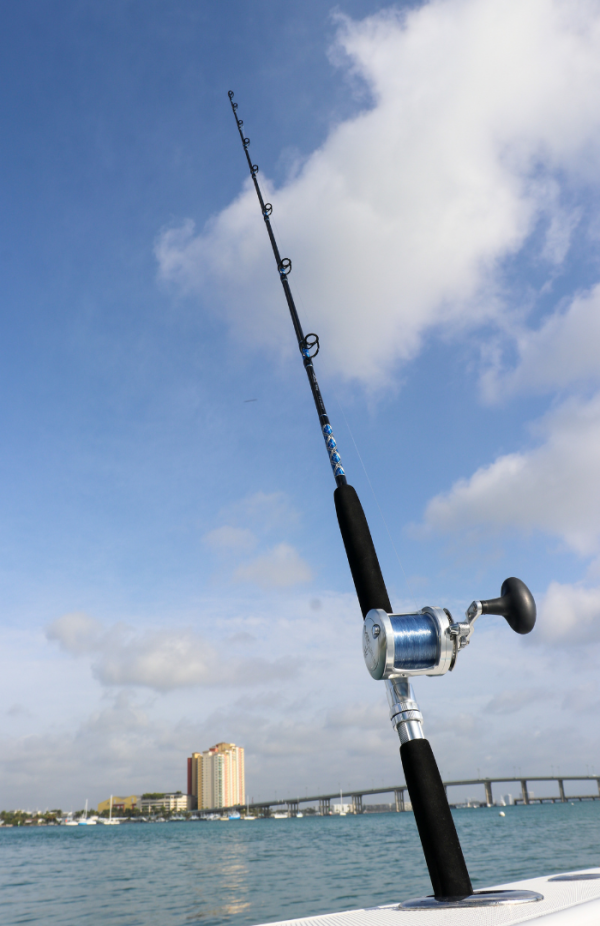 OVERSTOCK Diamond Series Blue/Silver VJP Vertical Jig Conventional 2 Rod Bundle - Image 4