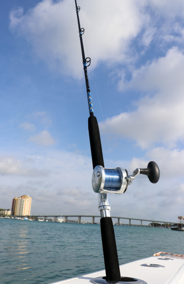 OVERSTOCK Diamond Series Blue/Silver VJP Vertical Jig Conventional 2 Rod Bundle - Image 5