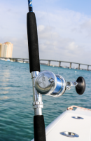 OVERSTOCK Diamond Series Blue/Silver VJP Vertical Jig Conventional 2 Rod Bundle