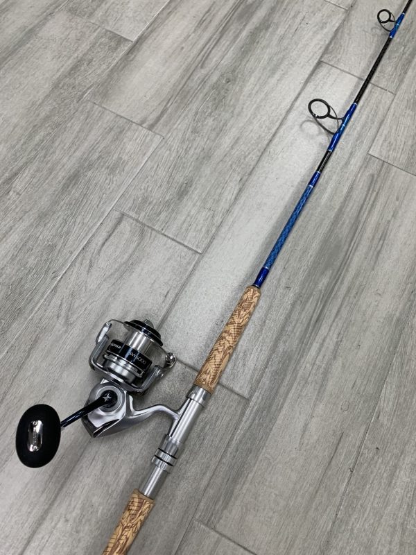7' Platinum Series Carbon Fiber Spin Power 2 with Shimano Saragossa 6000 - Image 2