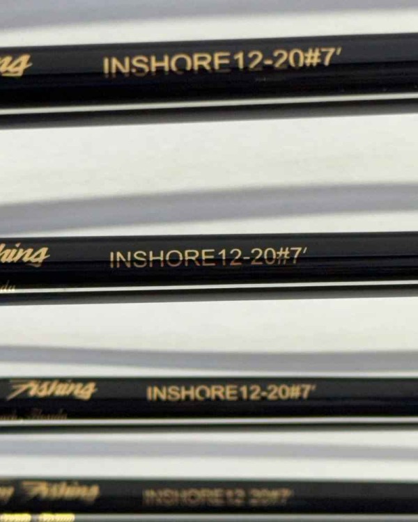 Blue/Gold 7' Inshore Spinning Rod Bundle - Image 5