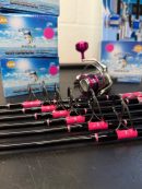 Diamond Series 12-20 Spinning Rod – Custom Pink
