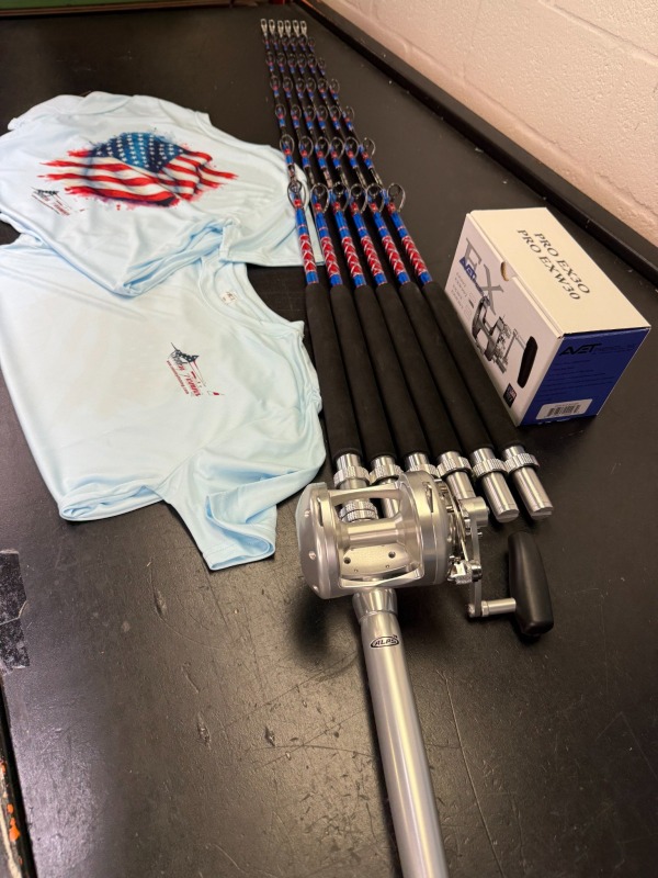 USA 50-100# Trolling Combo – USA Rod & Avet 30 Wide Reel