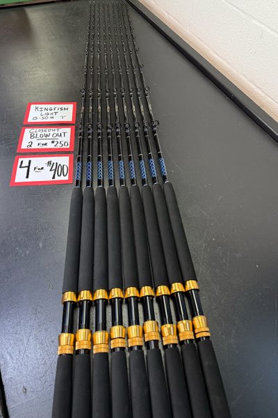 Closeout Bundle - Blue and Gold  7' Kingfish Lite 15-50