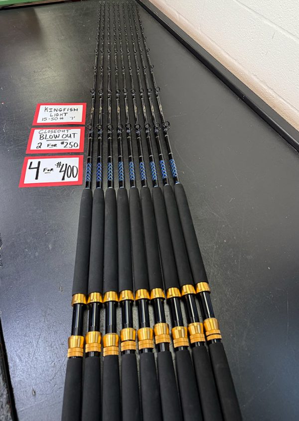 Closeout Bundle - Blue and Gold  7' Kingfish Lite 15-50