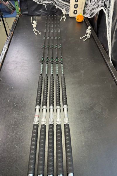 7' Black Magic 4 Conventional 40-65# Custom Forrest Green