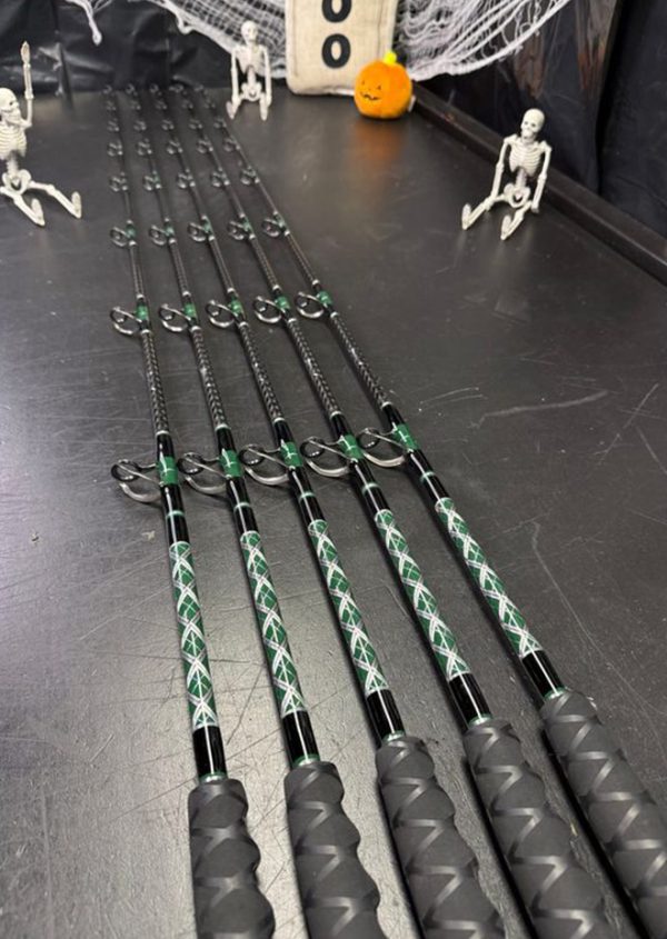 7' Black Magic 4 Conventional 40-65# Custom Forrest Green - Image 4