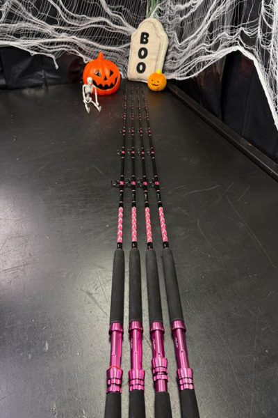 6'6" Diamond Series VJP 30-50# Custom Pink