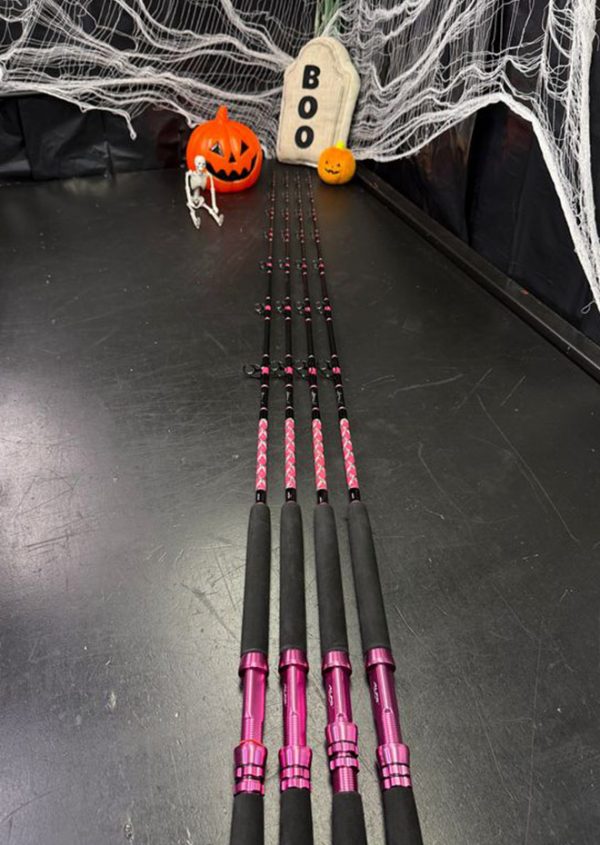 6'6" Diamond Series VJP 30-50# Custom Pink