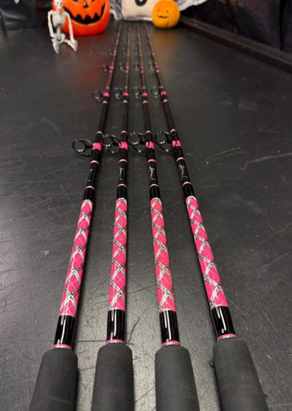 6'6" Diamond Series VJP 30-50# Custom Pink - Image 2