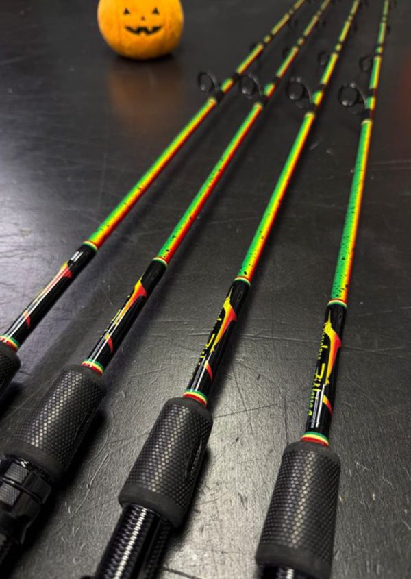 7' Slow Pitch 260g Custom Rasta Painted - Image 2