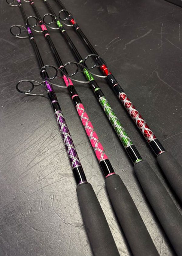 7' Diamond Series Sailfish Spin 15-50# Custom Colors - Image 2
