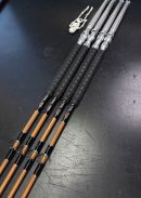 7' Platinum Kingfish 20-50# Custom Woodgrain Painted (w/ Winthrop Slick Butt)