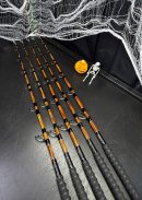 7' Platinum Sword Rod Custom Woodgrain Painted