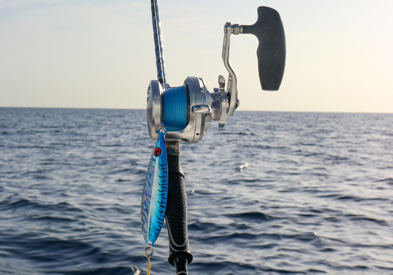 slow pitch jigging rods setup